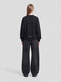 Balenciaga Back Hem black & cocoa Sweatshirt - Black & Cocoa