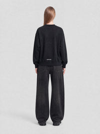Balenciaga Back Hem black & cocoa Sweatshirt - Black & Cocoa