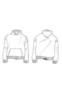 Balenciaga Tab black Hoodie - Black