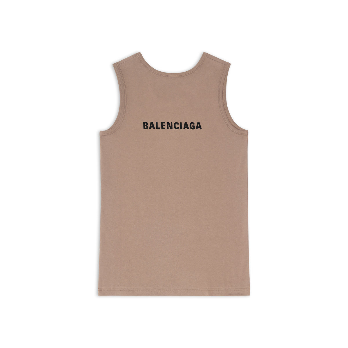 Balenciaga Loose Tank Top - Taupe & Black