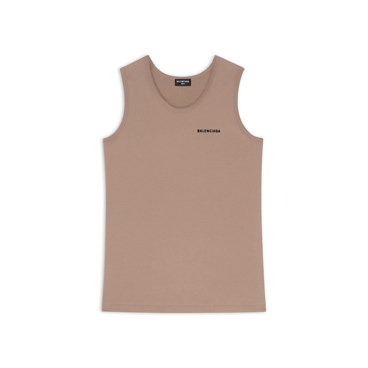 Balenciaga Loose Tank Top - Taupe & Black