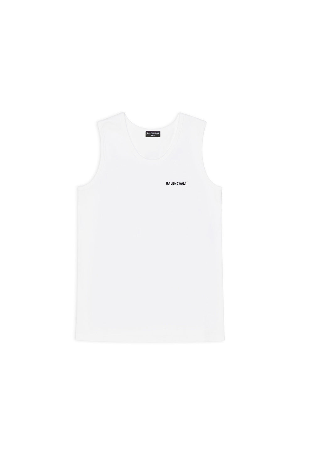 Loose white & blue Tank top - White & Blue