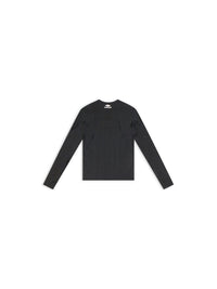 3B Sports Icon Long Sleeve black Top - Black