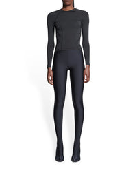3B Sports Icon Long Sleeve black Top - Black