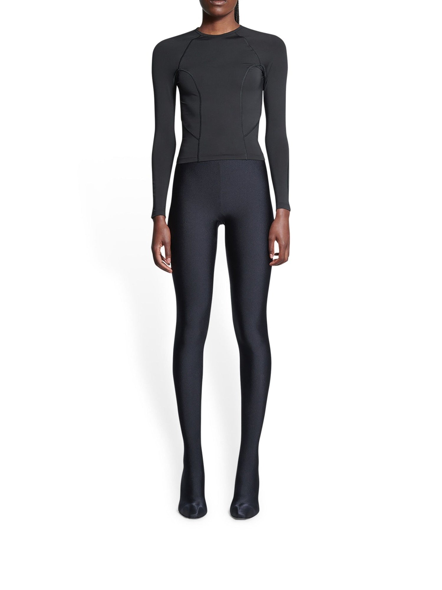 3B Sports Icon Long Sleeve black Top - Black