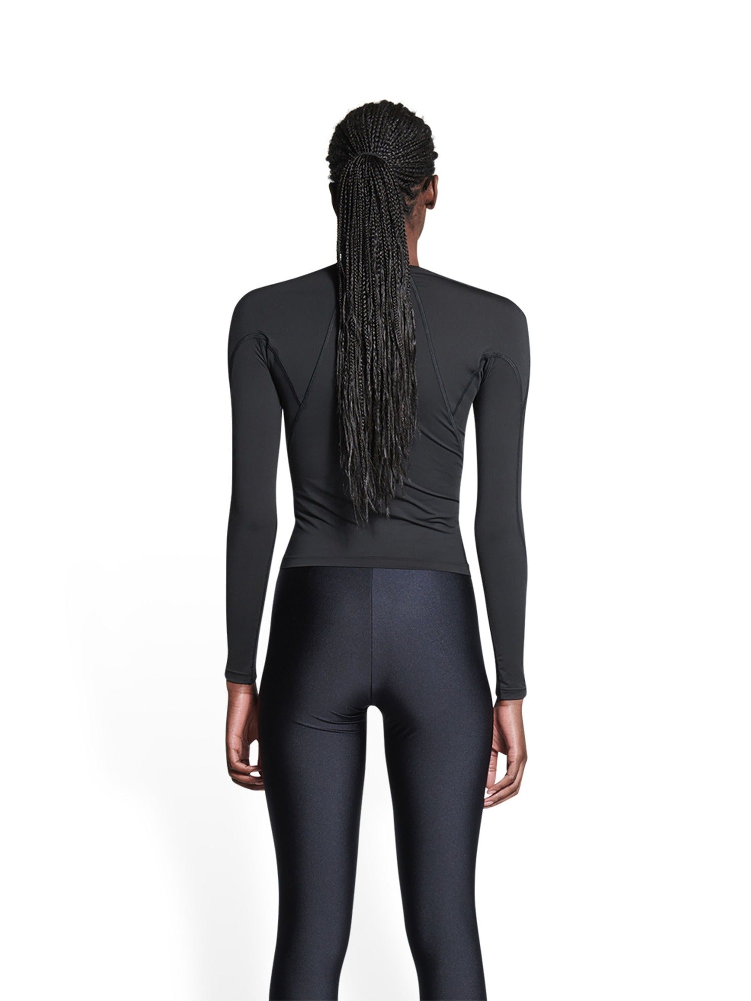 3B Sports Icon Long Sleeve black Top - Black