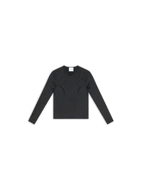 3B Sports Icon Long Sleeve black Top - Black