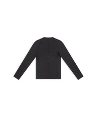 3B Sports Icon Crewneck Long Sleeve Athletic Top - Black & White