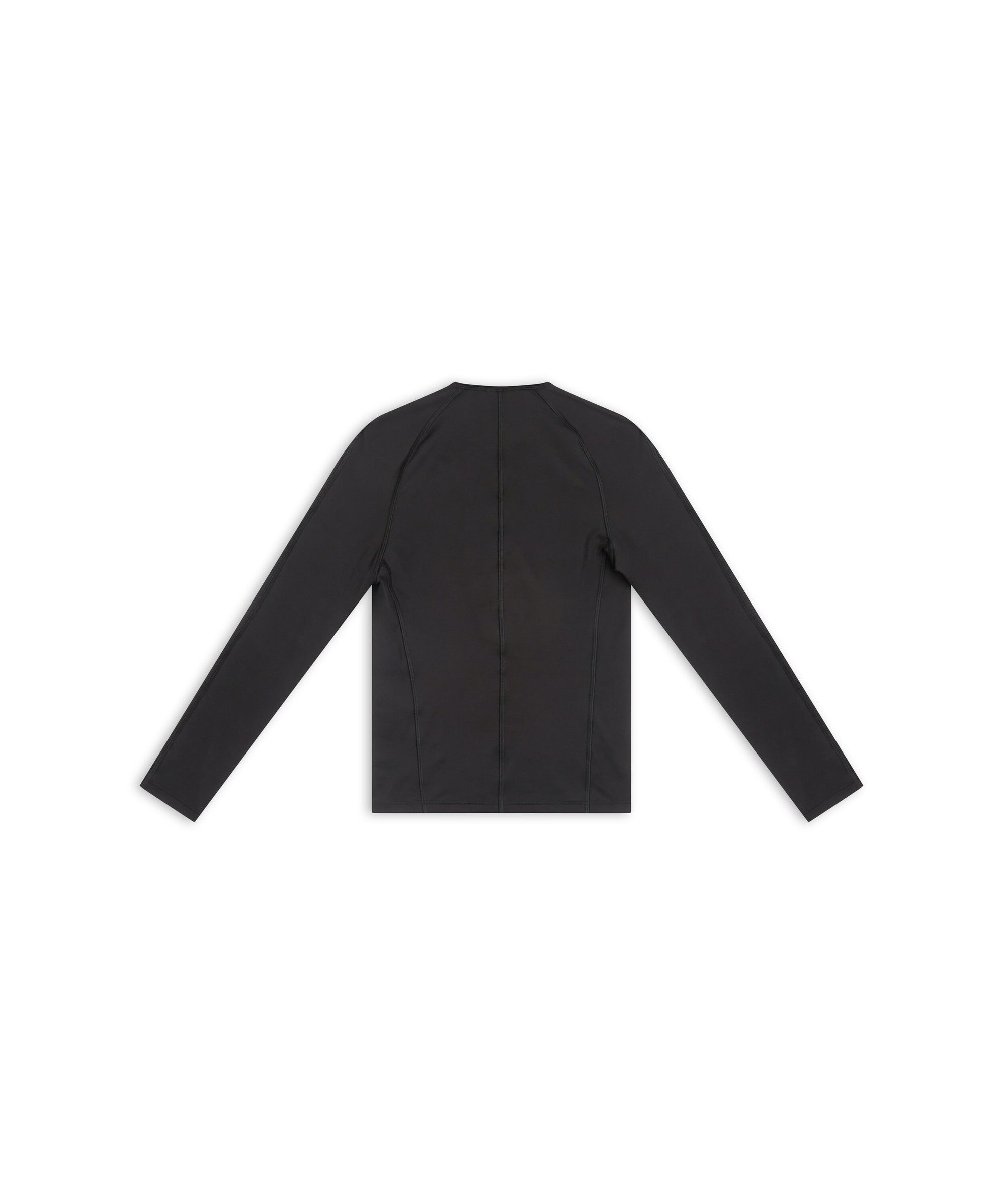 3B Sports Icon Crewneck Long Sleeve Athletic Top - Black & White