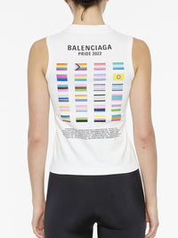 Pride 22 white & black Tank top - White & Black