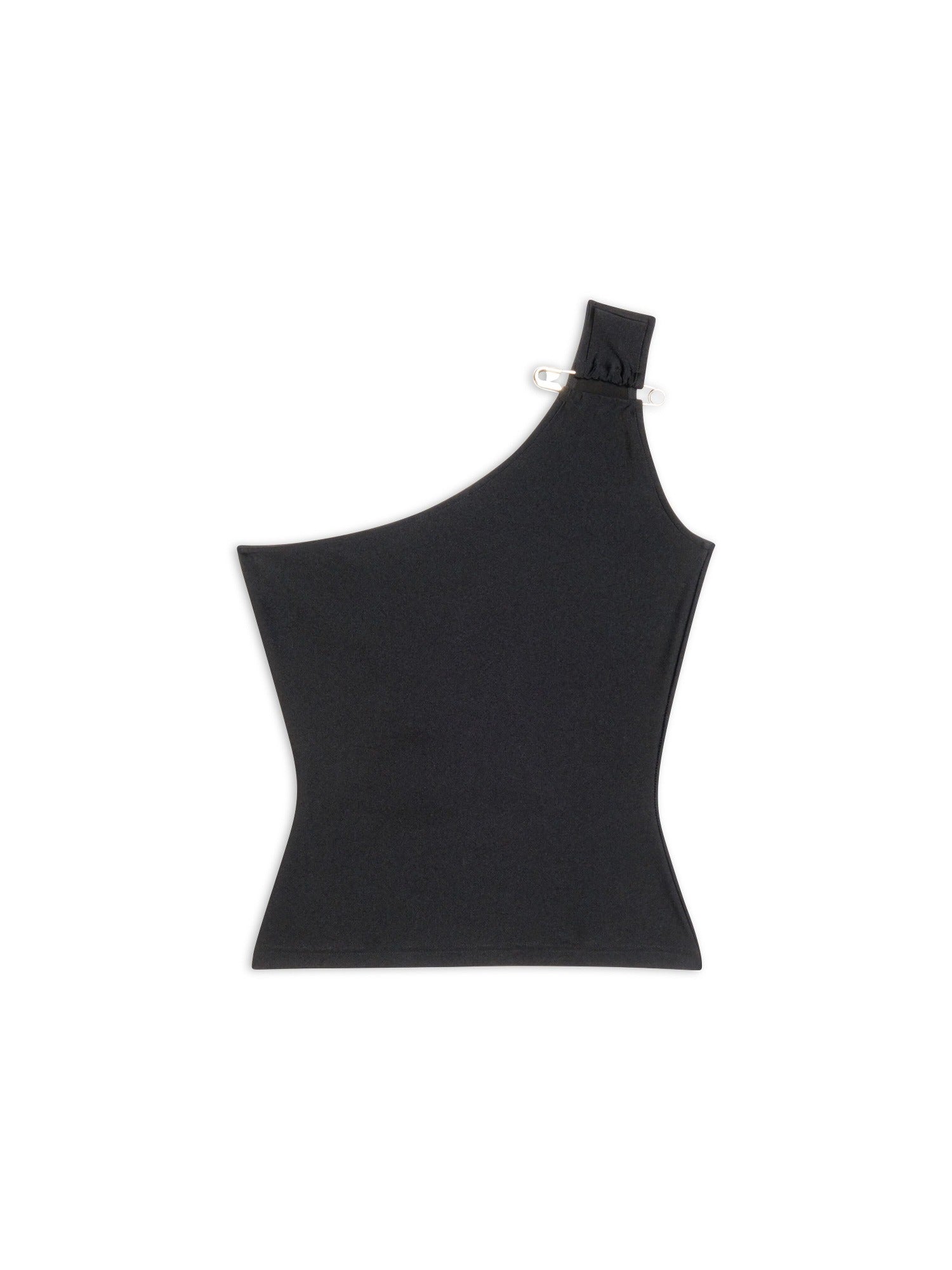 Asymetric black Tank top - Black