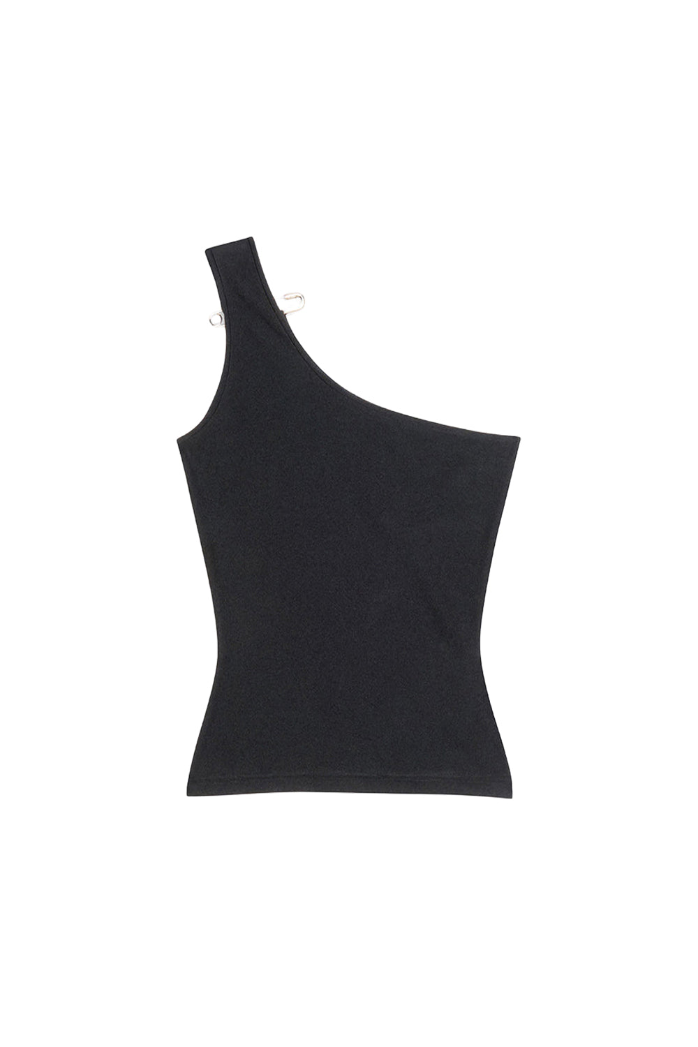 Asymetric black Tank top - Black