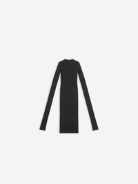 Super Long Stretch black Top - Black