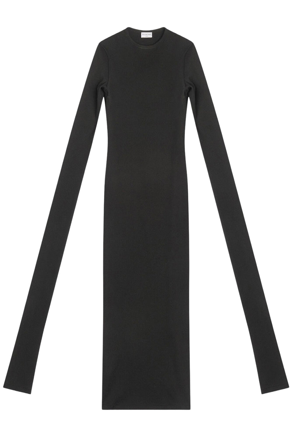 Super Long Stretch black Top - Black