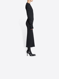 Super Long Stretch black Top - Black