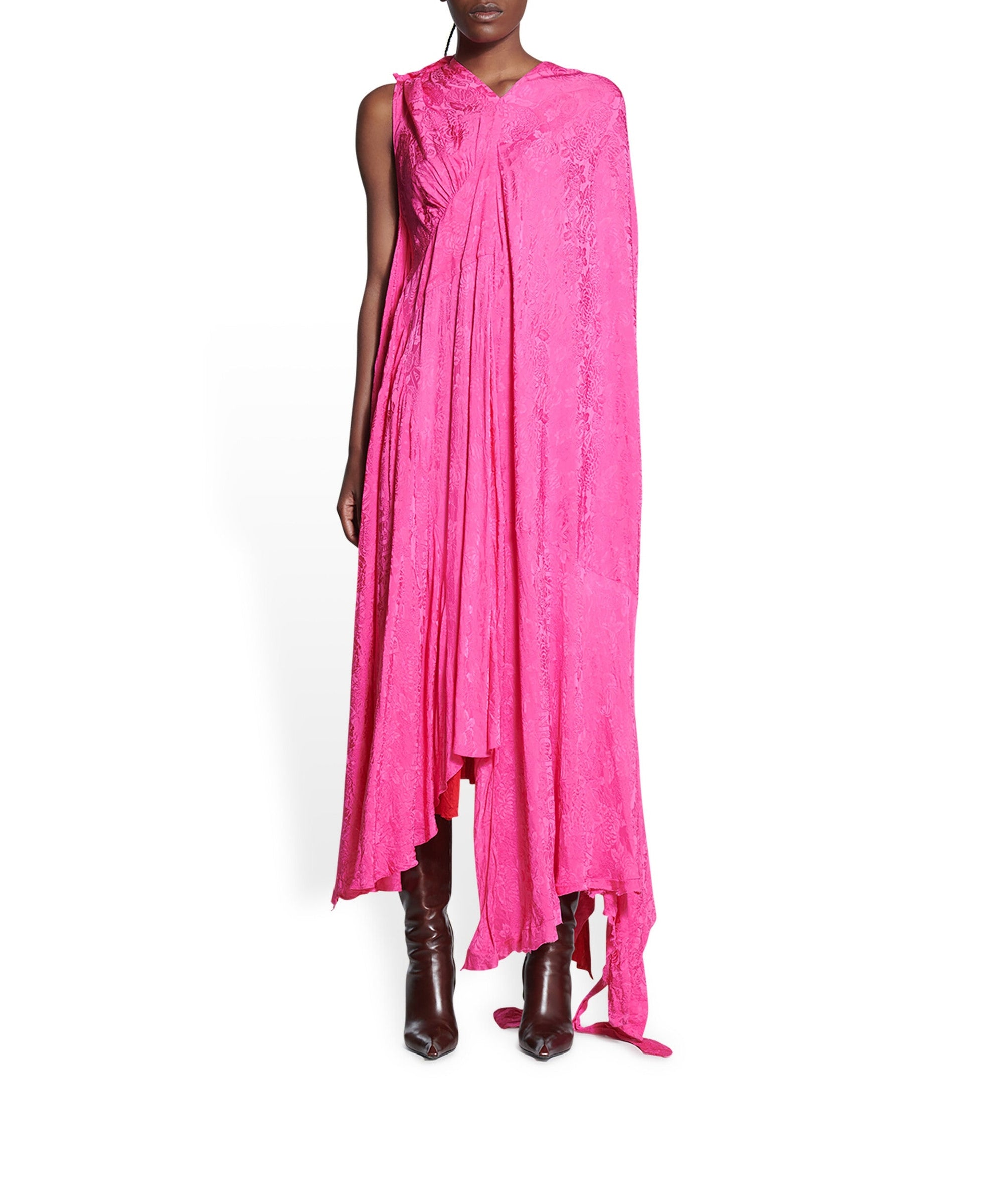 Asymmetric Dress - Pink