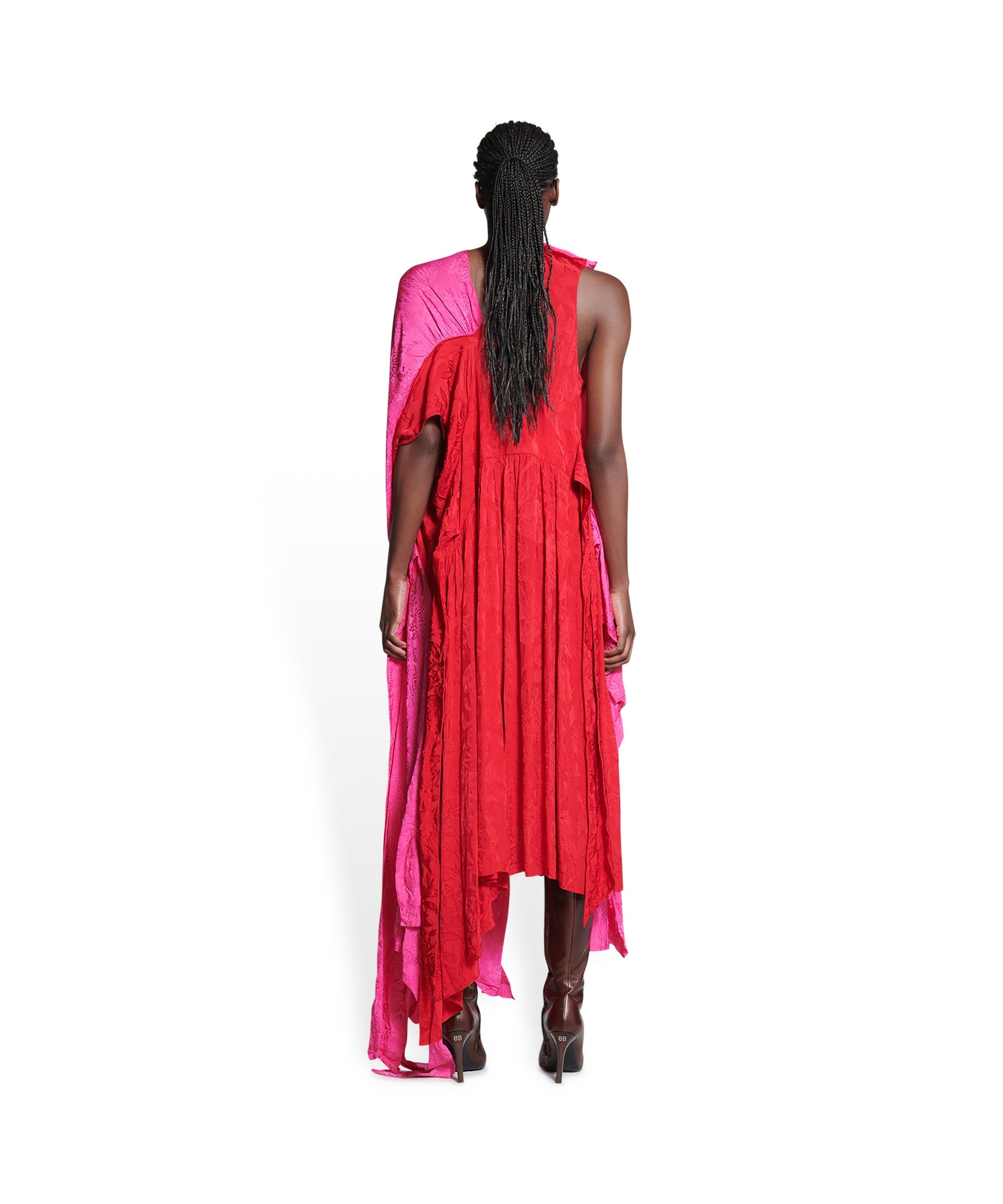 Asymmetric Dress - Pink