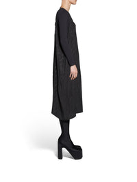 Logomania All Over Slip black Dress - Black