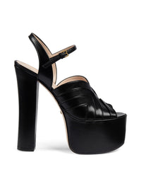 Keyla black 95mm Sandals - Black