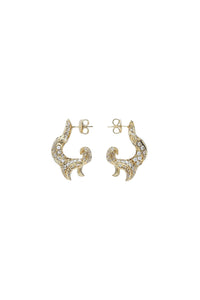 Thorn white Earrings - White