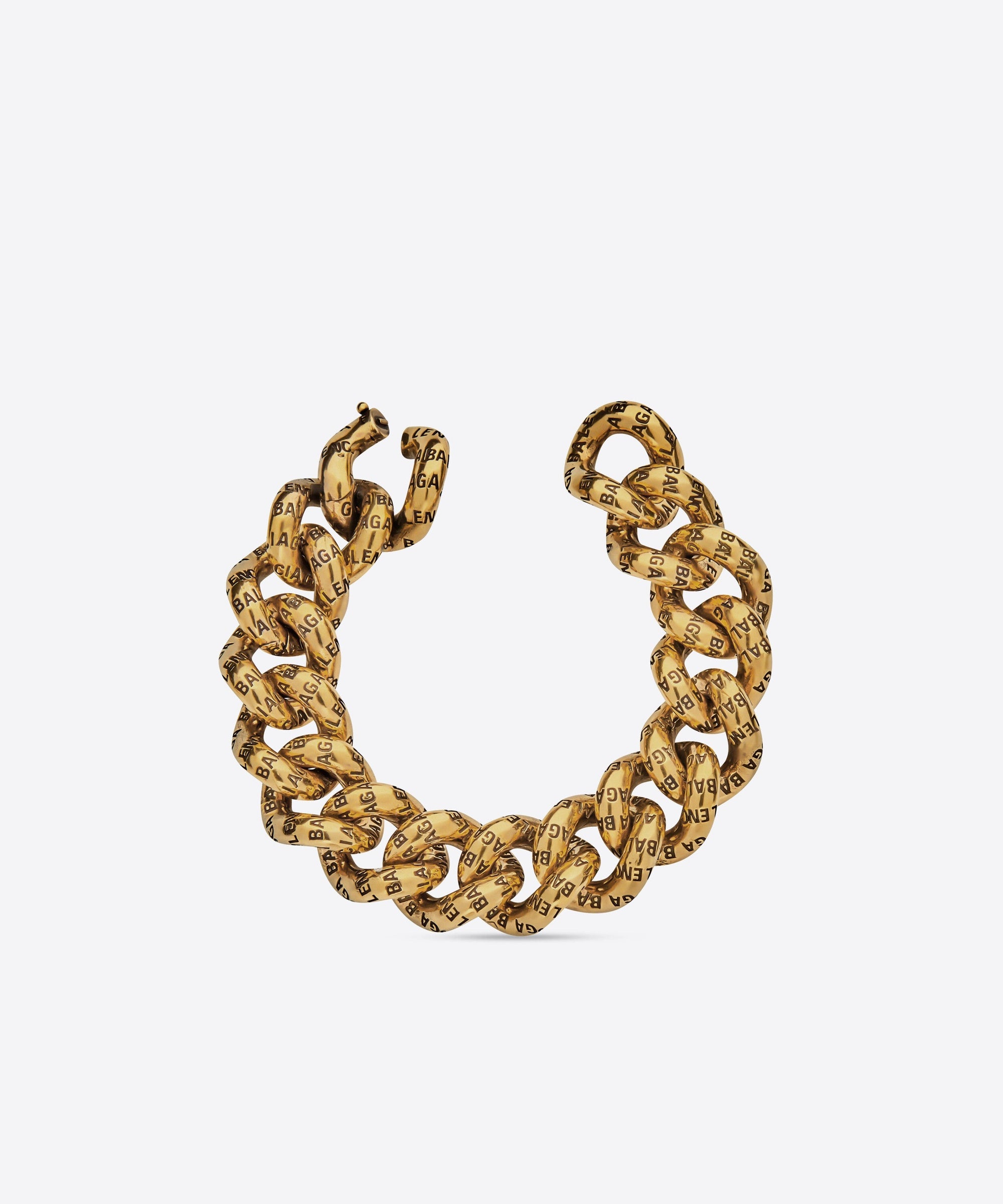 Logo Bracelet - Antique Gold