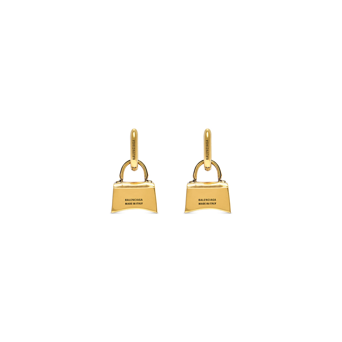 Bag Earrings - Antique Gold