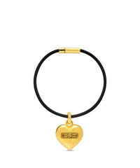 BB Icon Heart Bracelet - Gold & Black