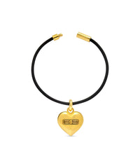 BB Icon Heart Bracelet - Gold & Black