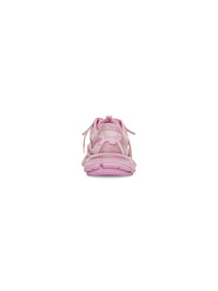 Track.3 pink & white Sneakers - Pink & White