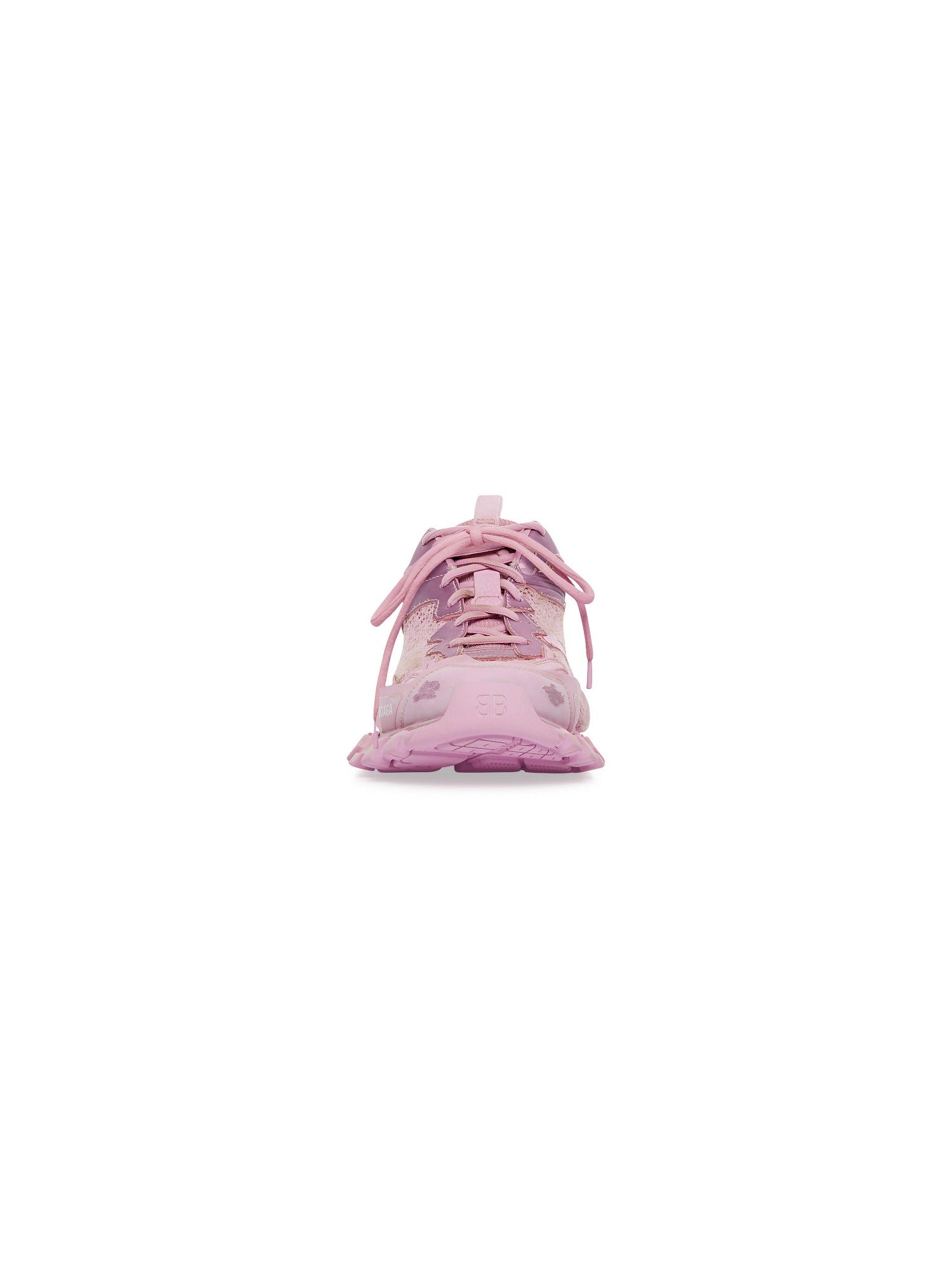 Track.3 pink & white Sneakers - Pink & White