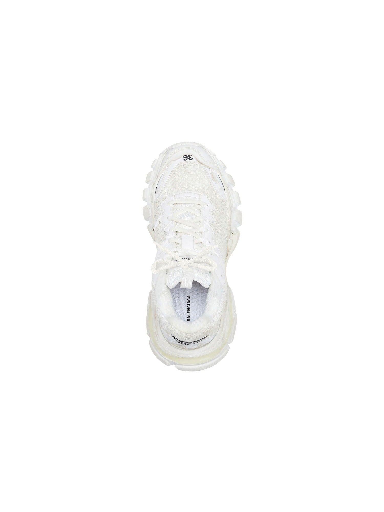 Track.3 white & black Sneakers - White & Black