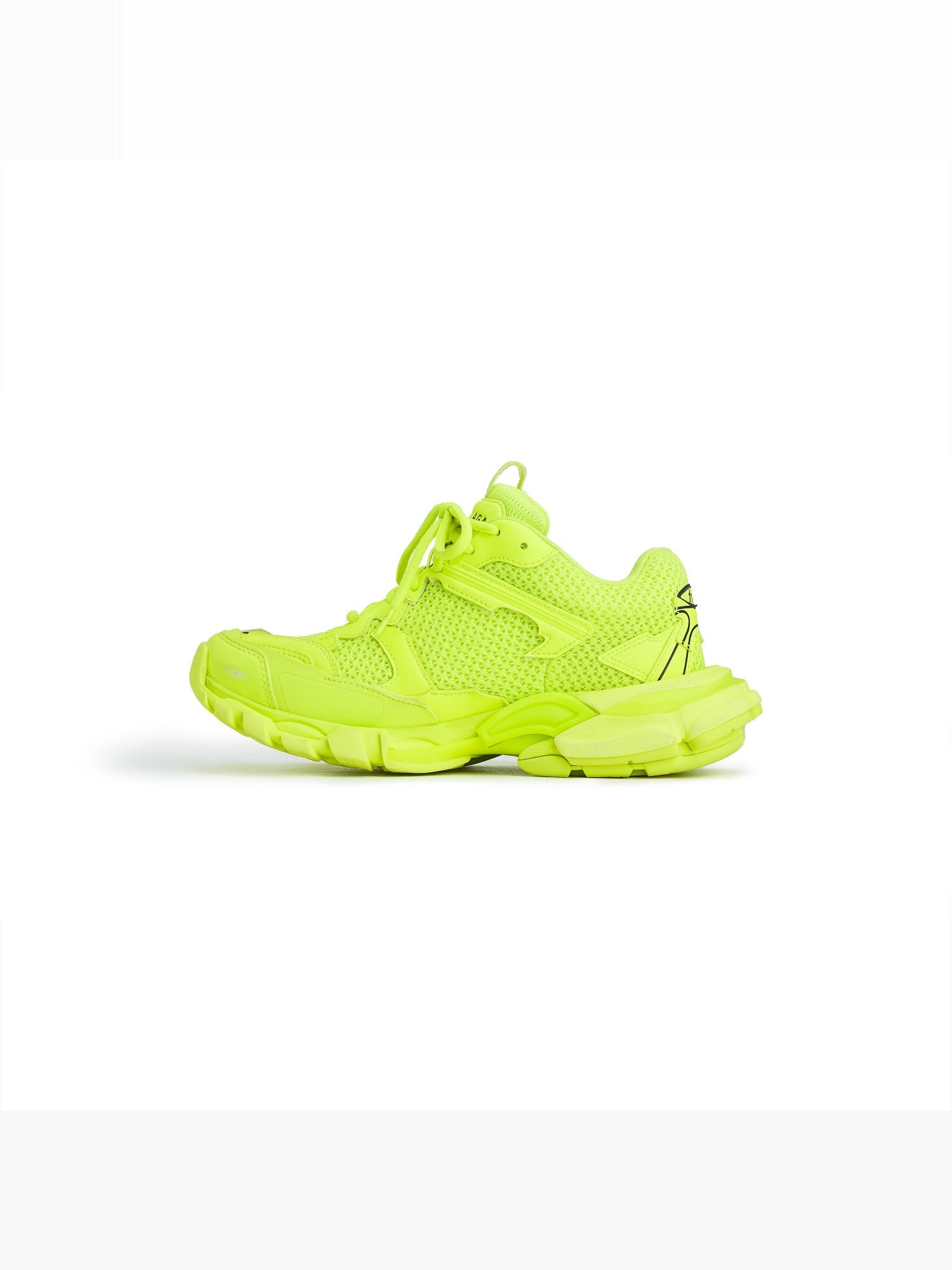 Track.3 fluo yellow & black Sneakers - Fluo Yellow & Black