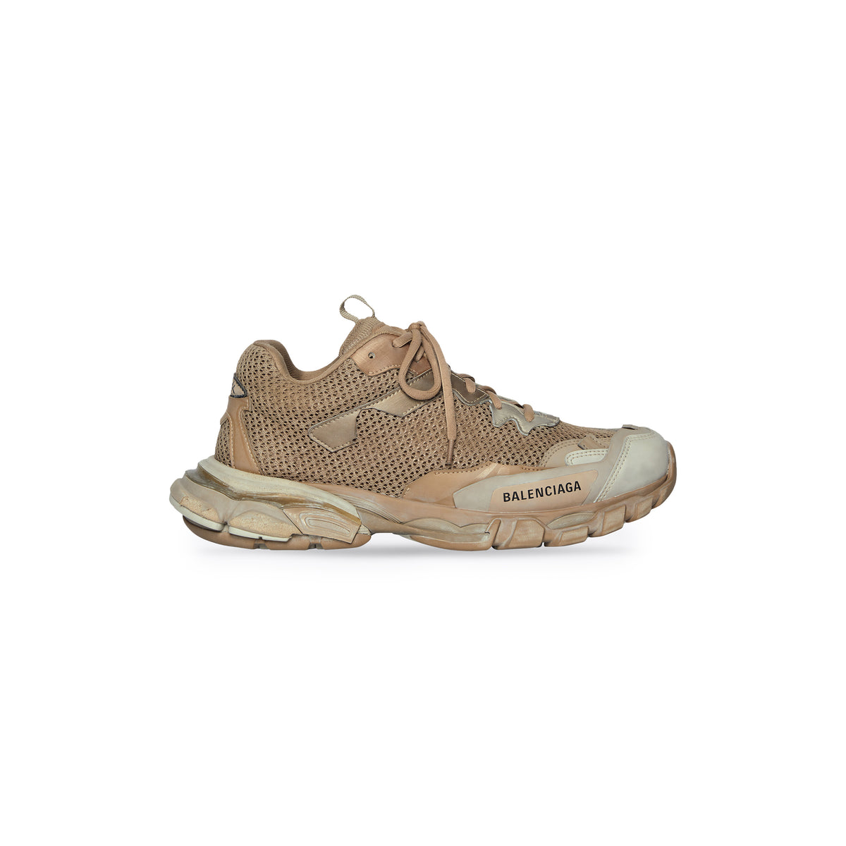 Track.3 Sneakers - Beige Mix