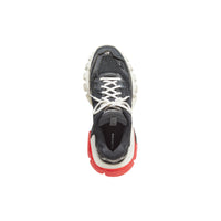 Track.3 Sneakers - Black & White & Red