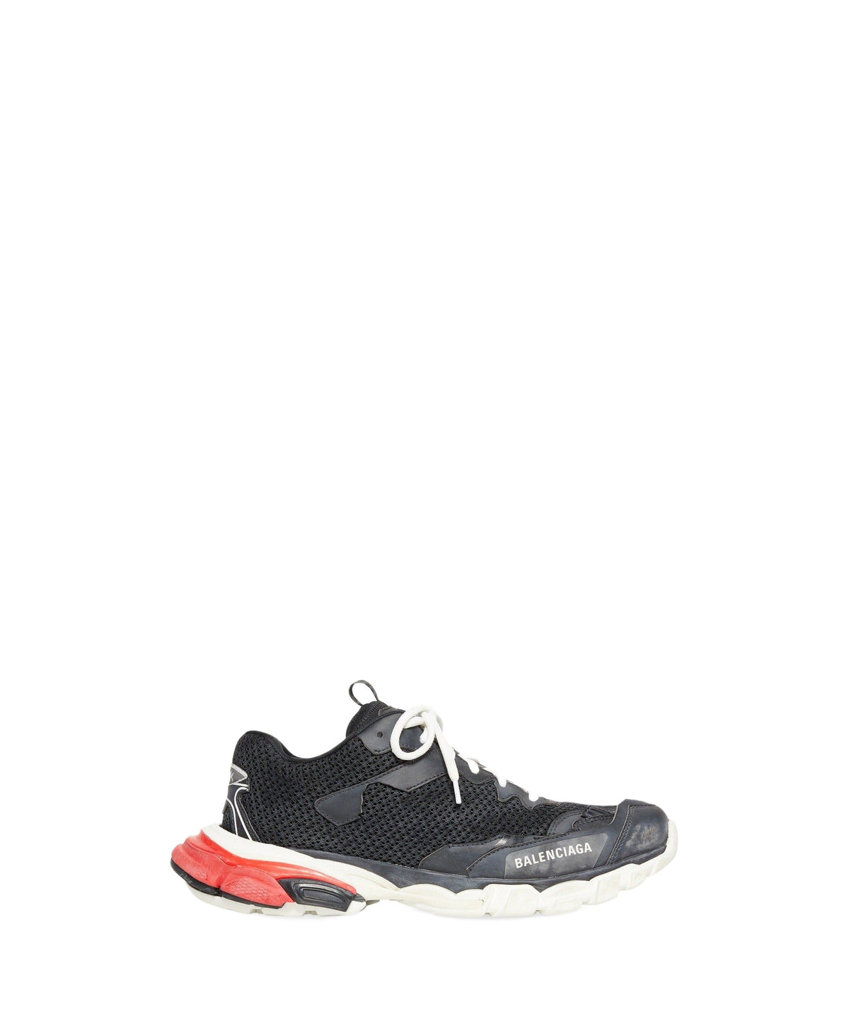 TRACK / Track.3 Sneakers - Black & White & Red
