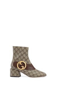 Blondie beige ebony black 55mm Boots - Beige & Ebony & Black