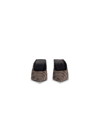 Square Knife BB Monogram dark beige 80mm Mules - Dark Beige