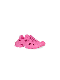 HD Lace-Up fluo pink Sneakers - Fluo Pink