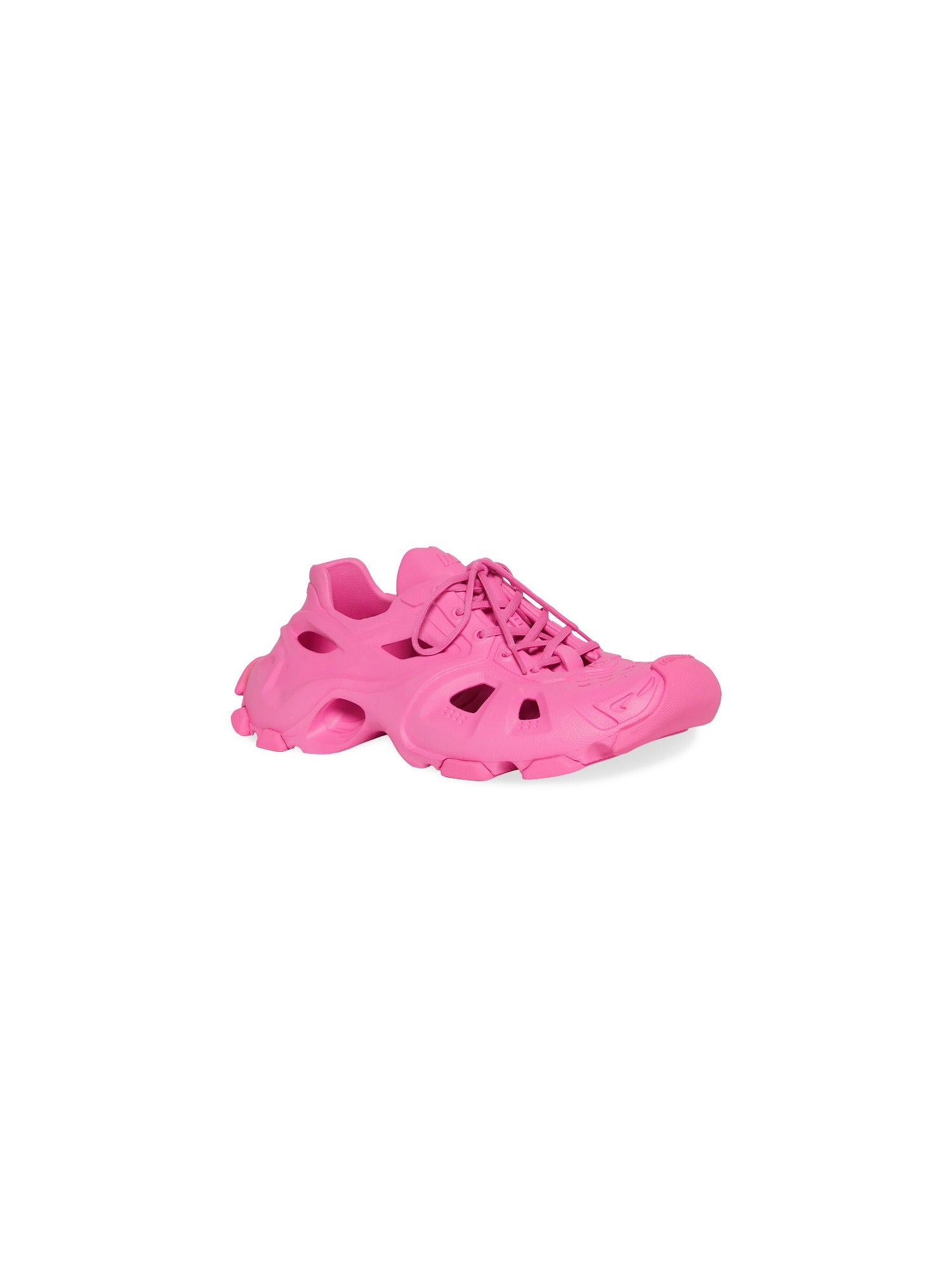 HD Lace-Up fluo pink Sneakers - Fluo Pink