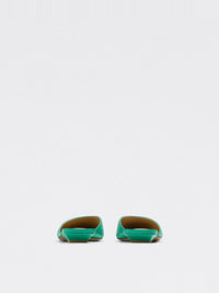 Point acid turquoise Slippers - Acid Turquoise
