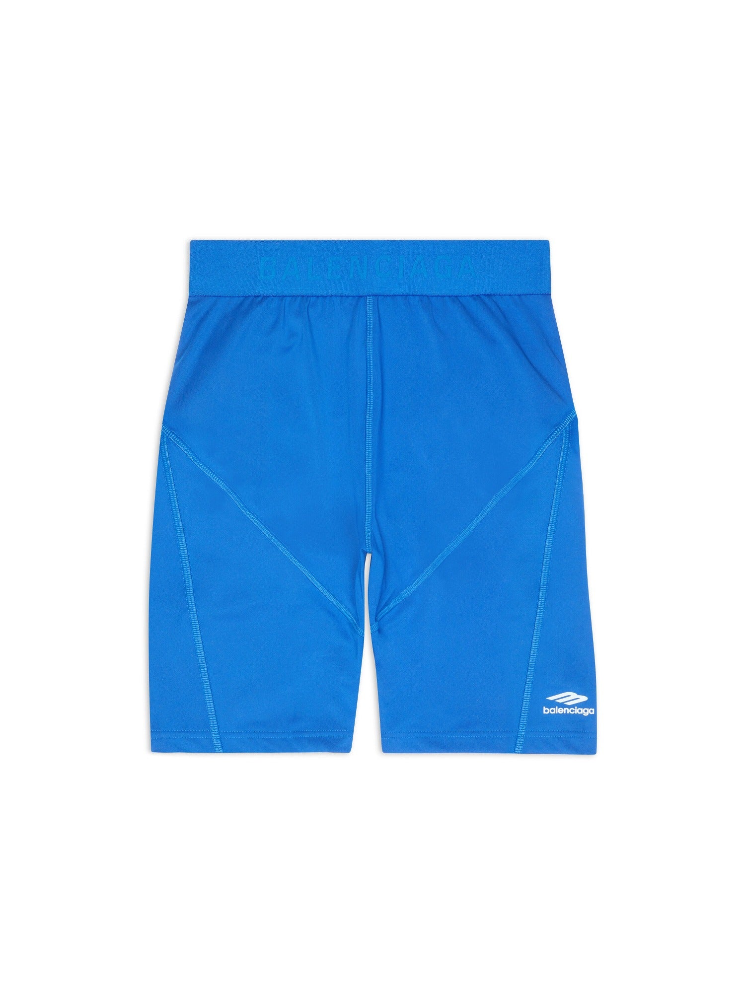 3B Sports Icon Athletic Cut cyan & white Short - Cyan & White