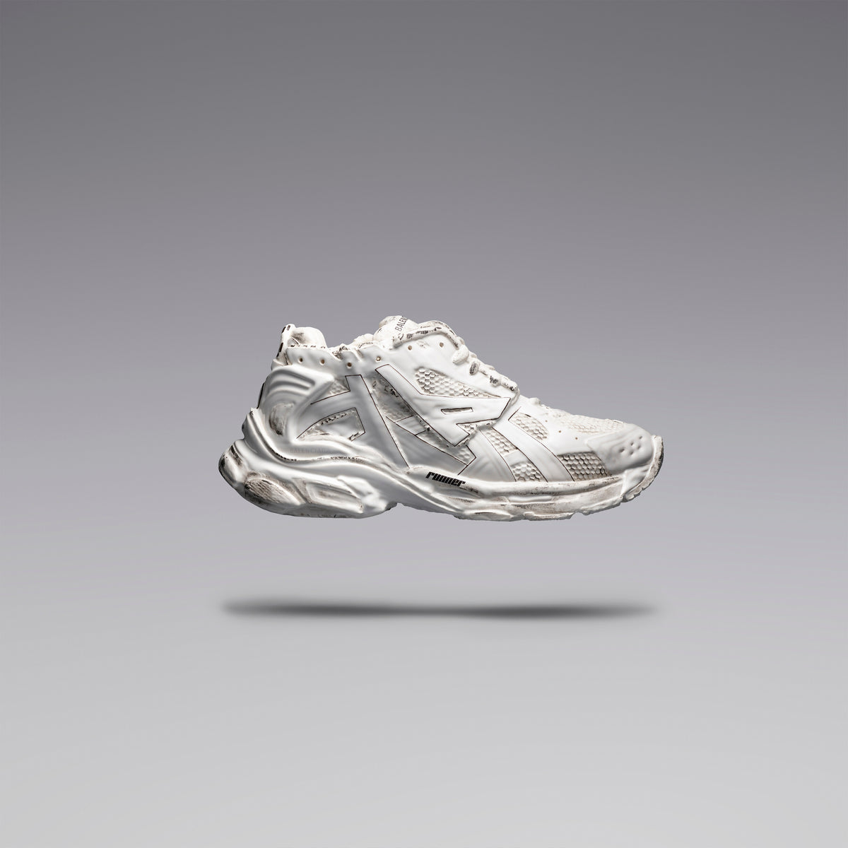 Runner Sculpture - White