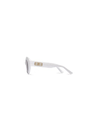 Rive Gauche Round carbon white Sunglasses - Carbon White