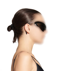 Wire Cat Sunglasses - Black