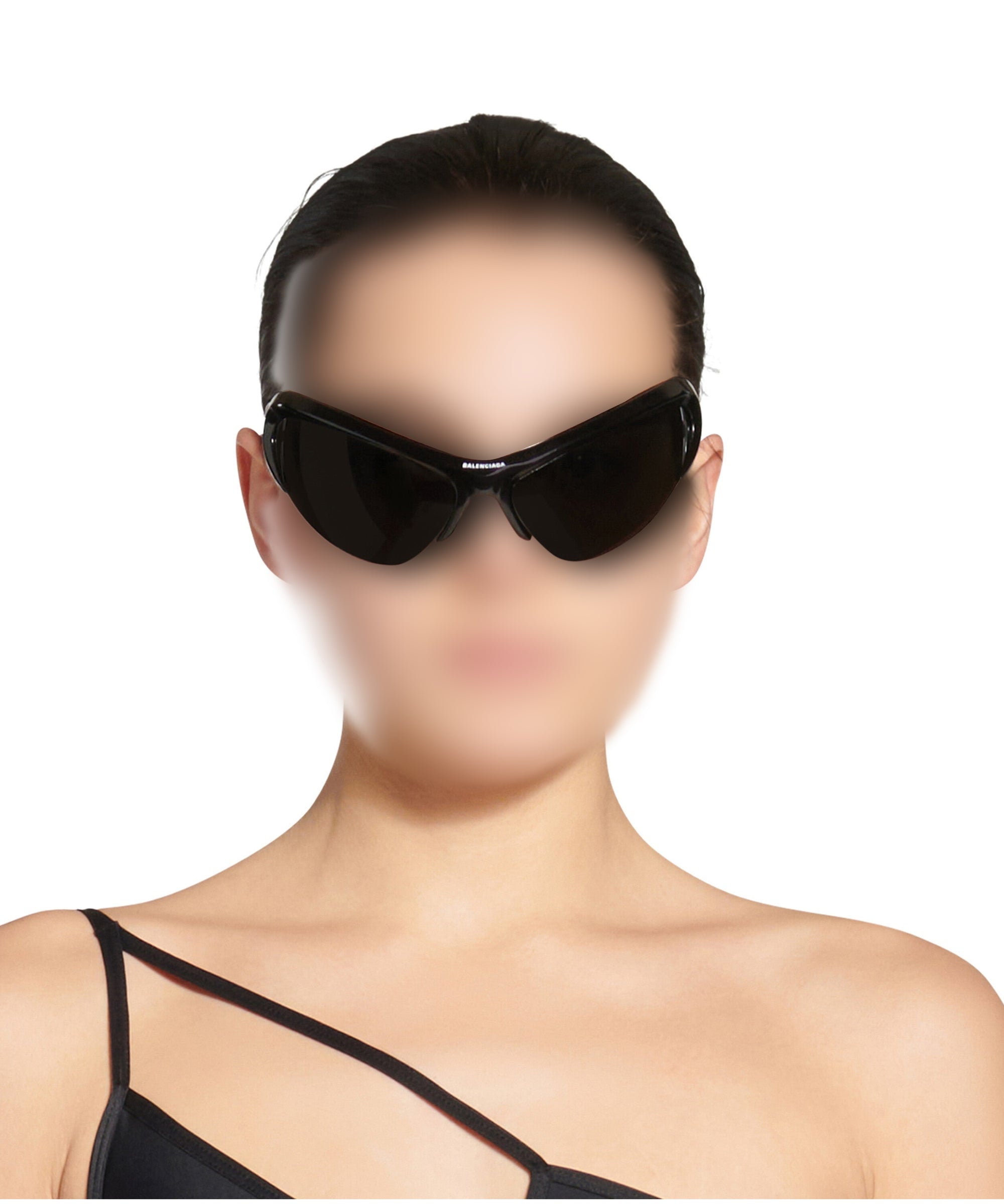 Wire Cat Sunglasses - Black