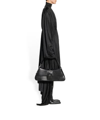 Pleated Stretch Dress - Black