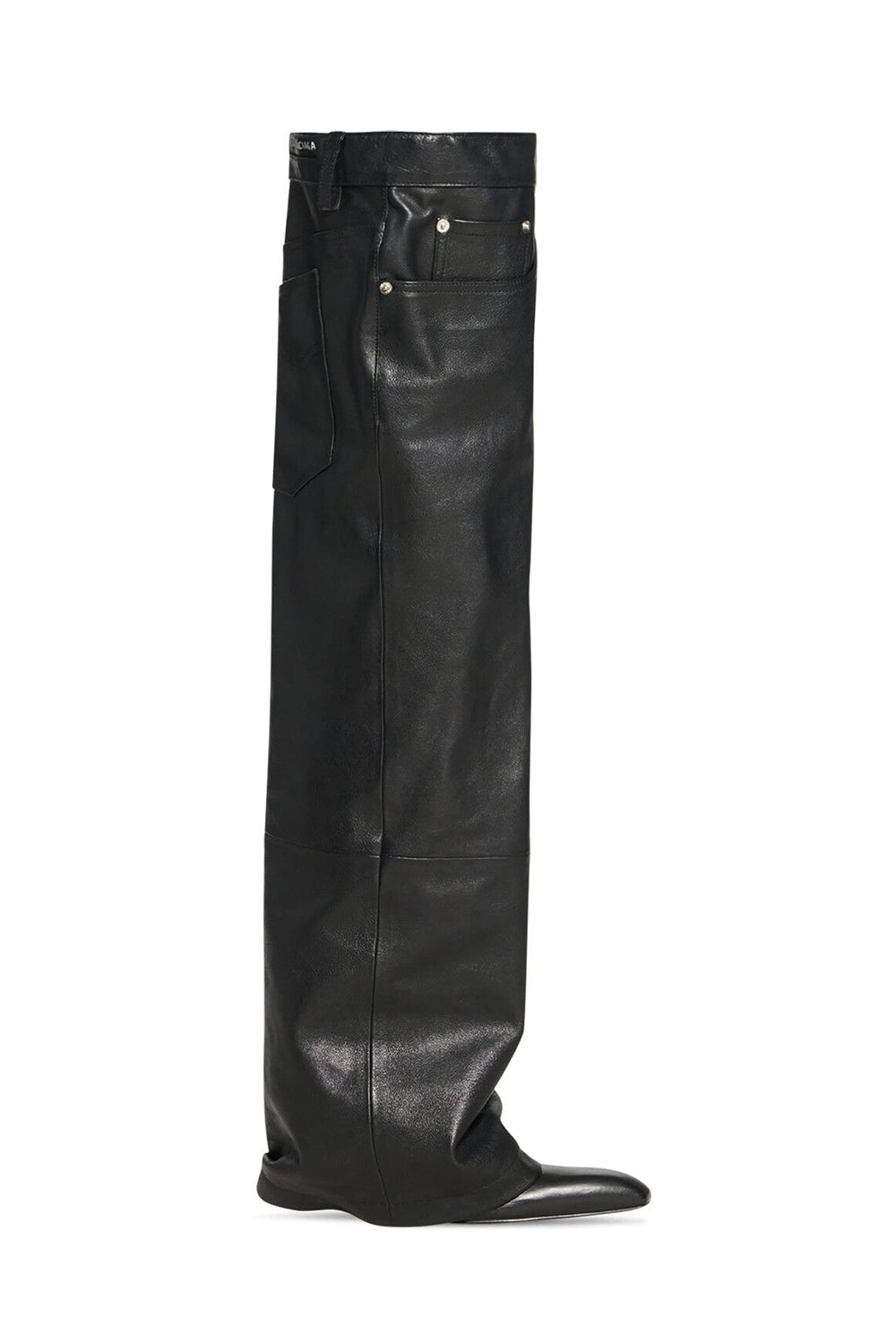 Falkon black 105mm Over-the-knee-boots - Black