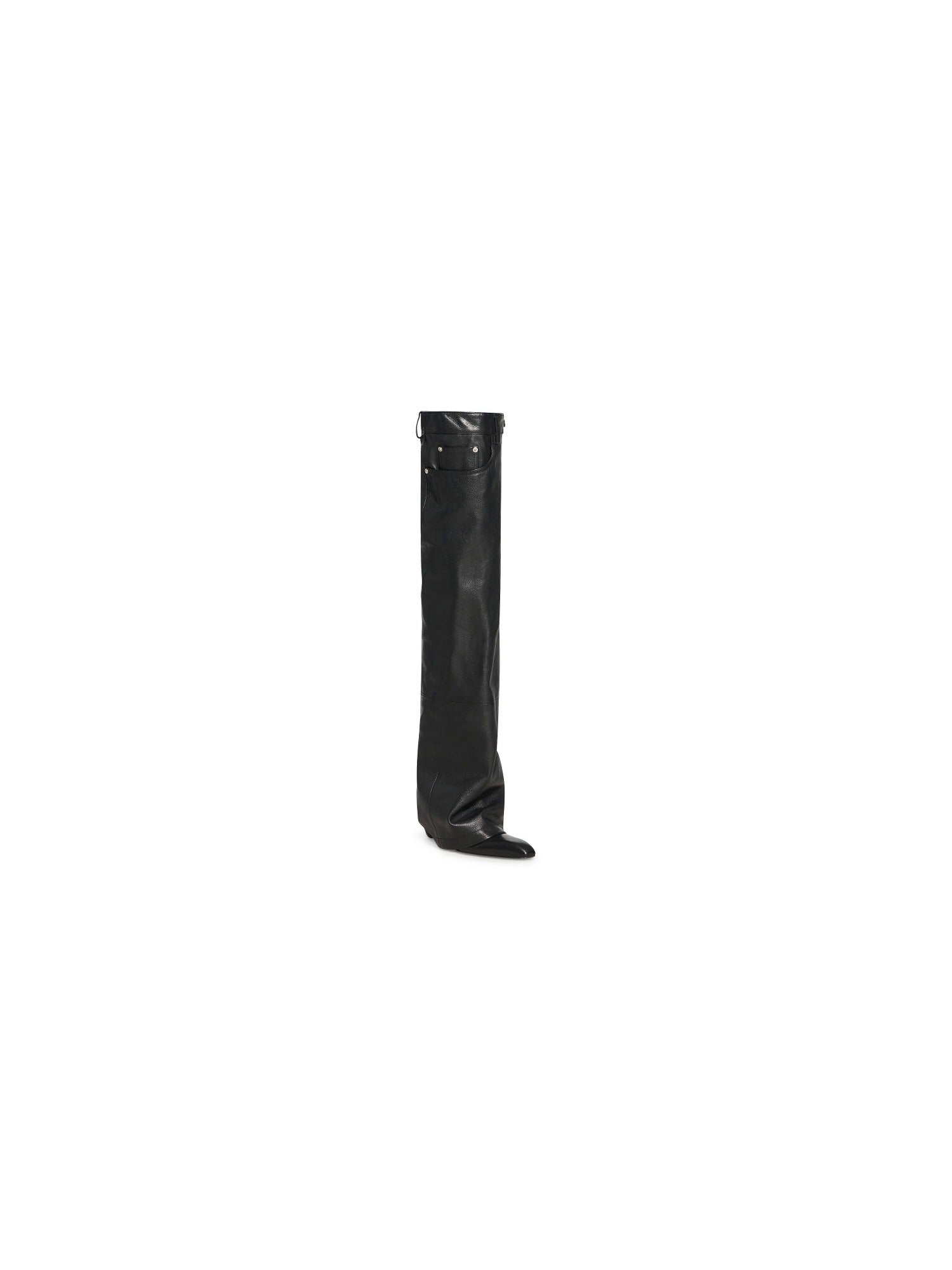 Falkon black 105mm Over-the-knee-boots - Black