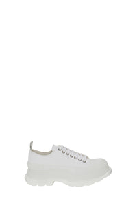 Tread Slick Lace Up white Sneakers - White
