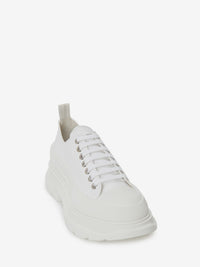 Tread Slick Lace Up white Sneakers - White